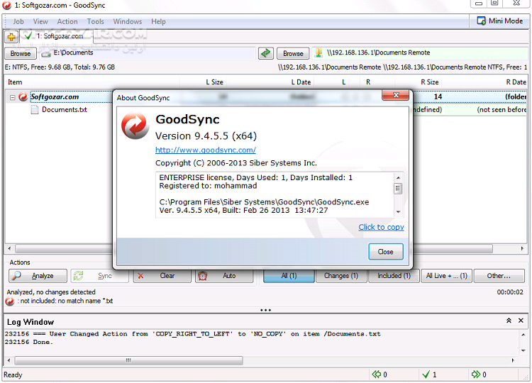 GoodSync Enterprise 9.5.2.2