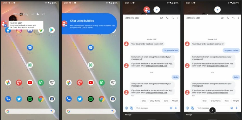 Google Messages اندروید اندروید 11 گوگل اندروید 11 بتا
