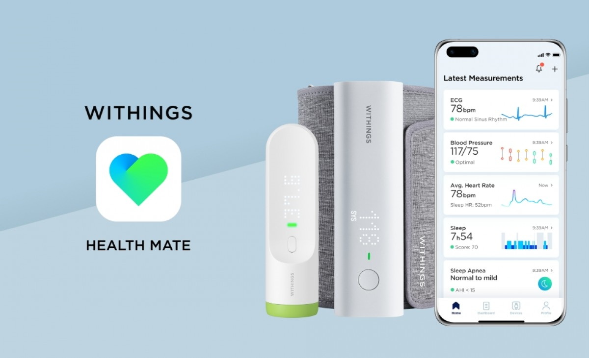 Health Mate هواوی اپ گالری Withings AppGallery