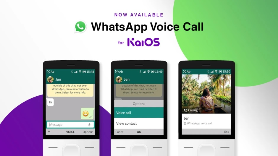 واتس اپ شبکه اجتماعی WhatsApp KaiOS سیستم عامل KaiOS