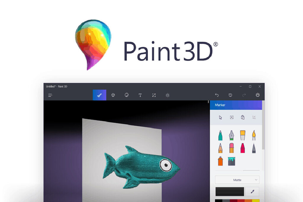 ویندوز Paint 3D مایکروسافت ویندوز 10 ویندوز 11