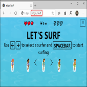 بازی Edge Surf توسط مایکروسافت آپدیت شد