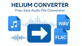 نرم‌افزار رایگان Helium Converter؛ تبدیل دسته‌ای و سریع فایل‌های صوتی با حفظ تگ و کاور آلبوم