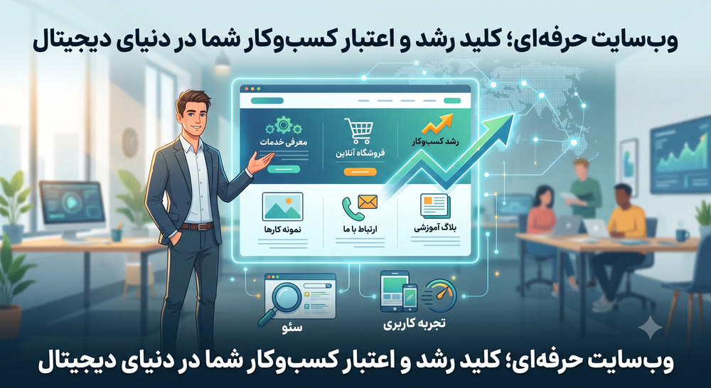 چرا کسب‌وکارهای امروزی بدون حضور حرفه‌ای در اینترنت موفق نمی‌شوند؟