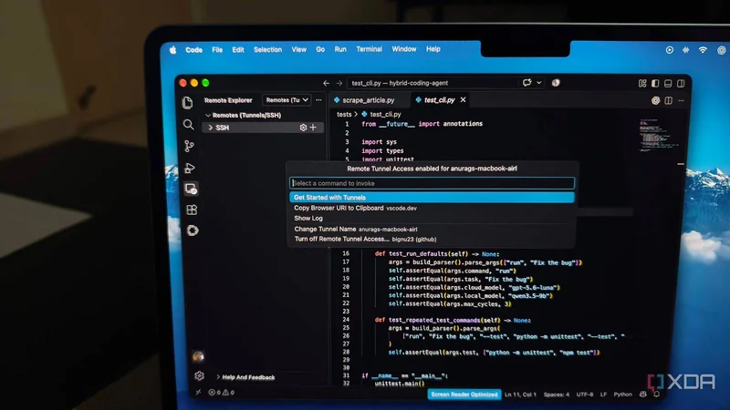 تبدیل دسکتاپ به سرور کدنویسی از راه دور با قابلیت تونل مخفی VS Code