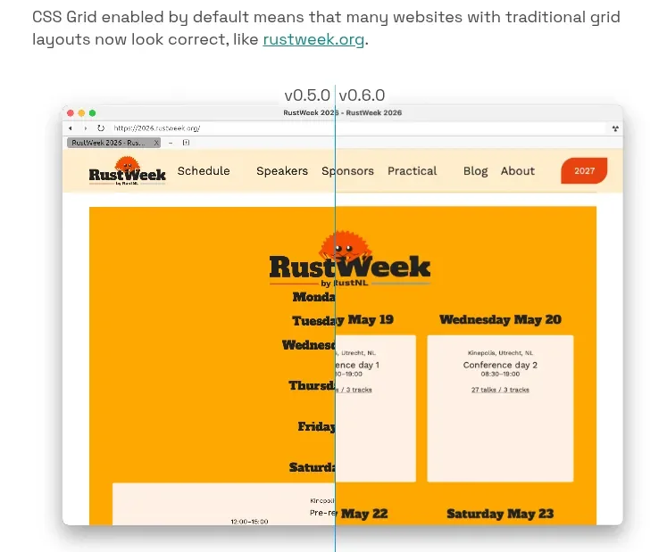 موتور مرورگر سروو از CSS Grid پشتیبانی کرد؛ جهش ۵۰ درصدی با Threadboost