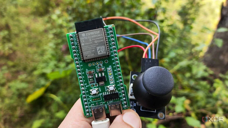 تبدیل ESP32-S3 به کیبورد و ماوس USB سفارشی با پورت OTG بومی