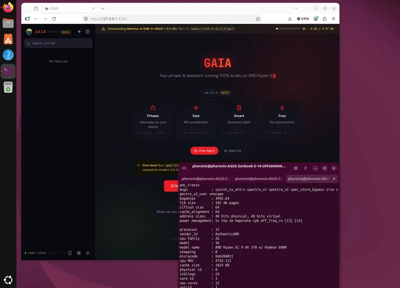 AMD GAIA 0.25 با بهبودهایی برای عاملهای هوش مصنوعی محلی روی Ryzen AI عرضه شد