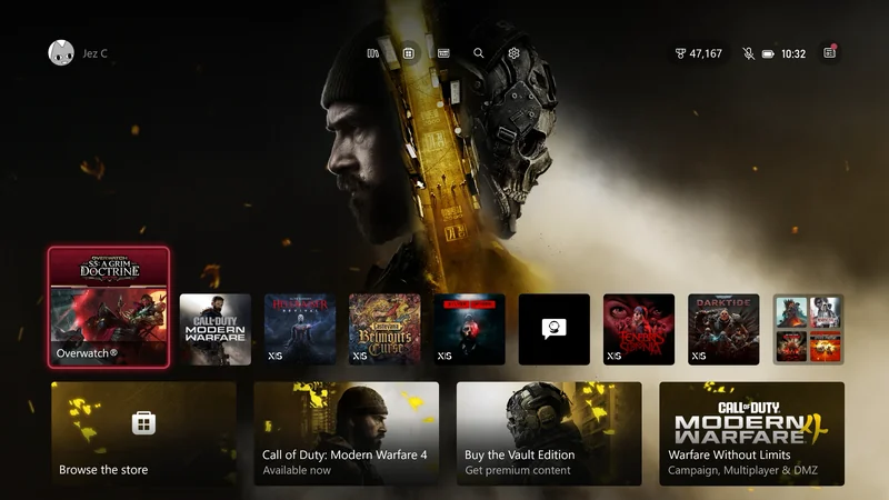 ایکسباکس پسزمینه سفارشی کاربران را برای تبلیغ Call of Duty تصاحب کرد
