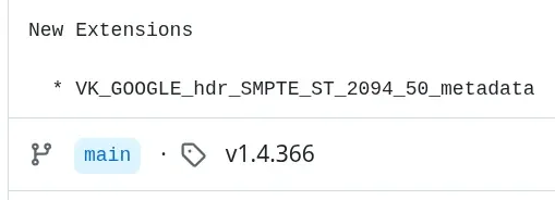 Vulkan 1.4.366 با پشتیبانی از ابرداده پویای HDR استاندارد SMPTE ST 2094-50 منتشر شد