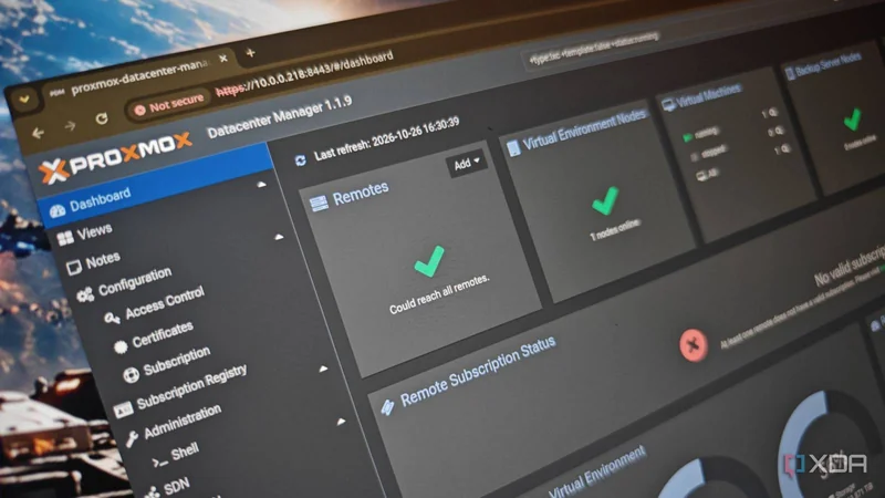 Proxmox Datacenter Manager؛ راهی سادهتر از کلاستر برای آزمایشگاه خانگی