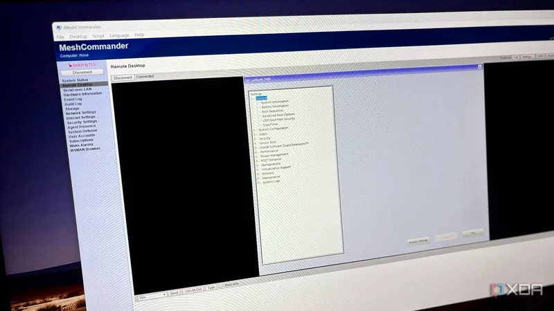 دسترسی از راه دور به BIOS لپتاپ دل با قابلیت پنهان Intel AMT