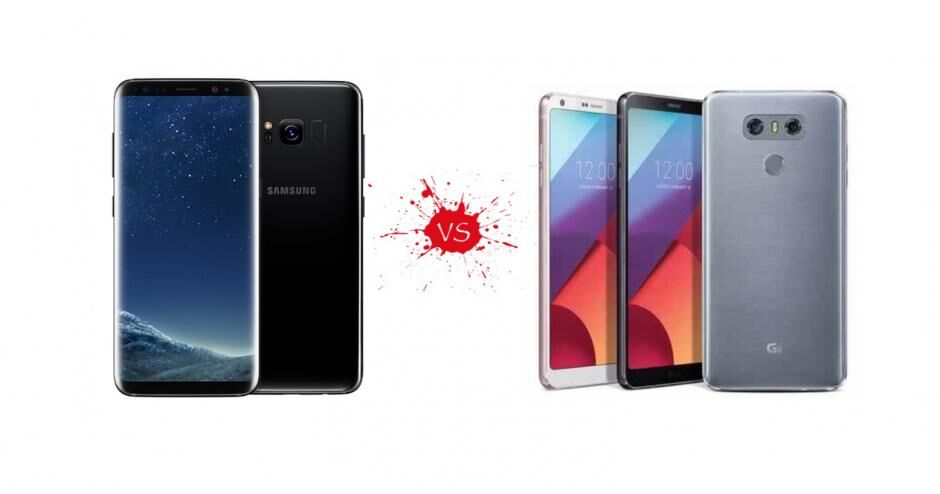 سامسونگ گلکسی ال‌چی ال‌جی‌جی6 گلکسی‌اس8