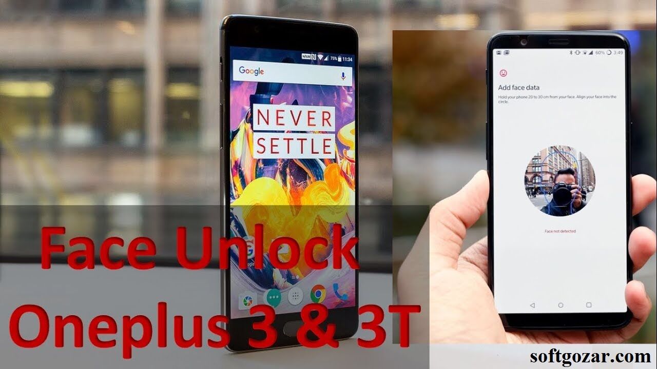 وان‌پلاس فناوری تشخیص‌چهره صفحه‌نمایش