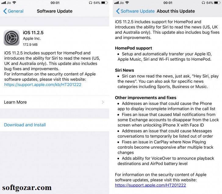 اپل آیفون سیستم‌عامل iOS