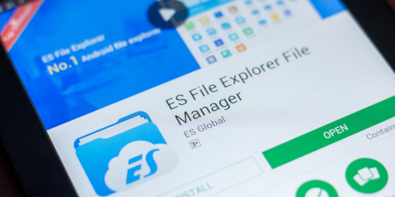 اپلیکیشن ES File Manager گوگل پلی استور گوگل