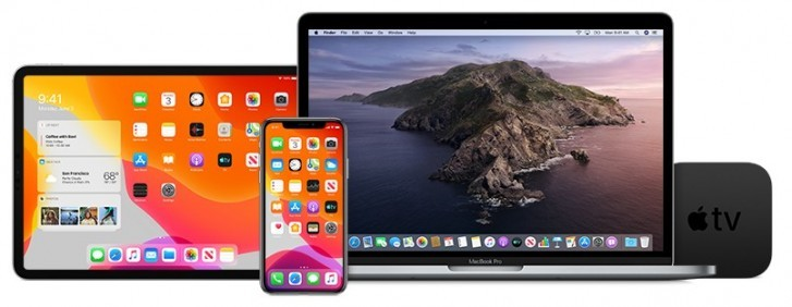 macOS iPadOS iOS اپل tvOS