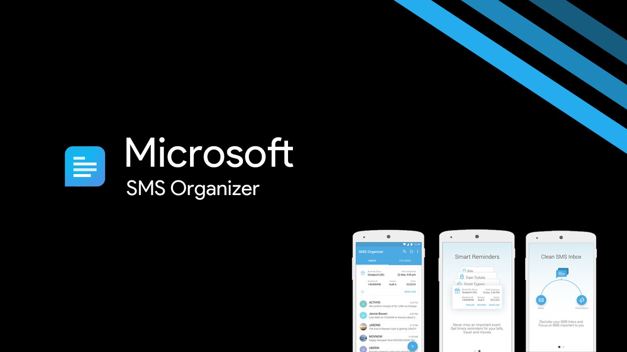 مایکروسافت SMS Organizer اپلیکیشن نرم‌افزار Microsoft SMS Organizer