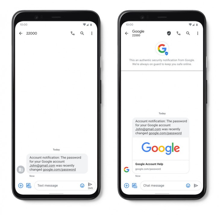 گوگل اندروید RCS Google Messages SMS