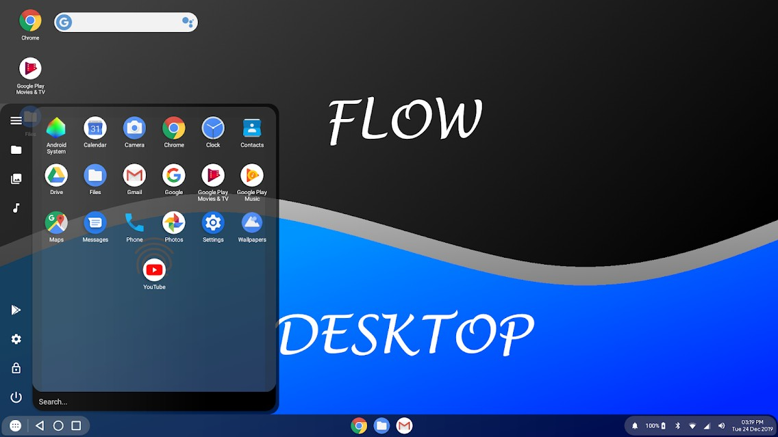 اپلیکیشن اندروید اندروید 10 Flow Desktop حالت دسکتاپ اندروید 10