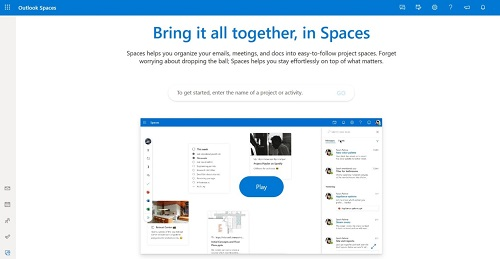 Outlook Spaces Outlook Spaces اوت لوک مایکروسافت