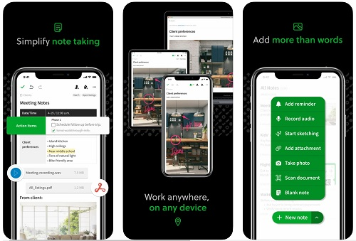 Evernote iOS اپل سیستم عامل اپلیکیشن Evernote