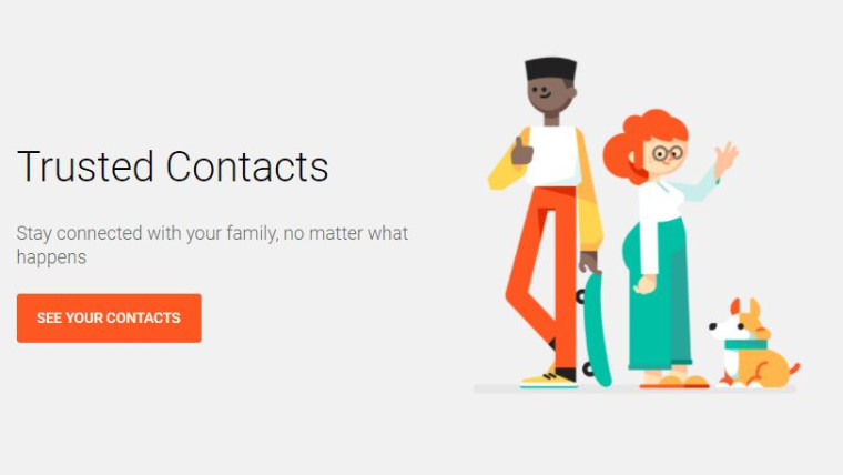 گوگل Trusted Contacts اپلیکیشن Trusted Contacts