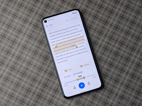 گوگل پیکسل پیکسل گوگل Recorder اپلیکیشن Recorder