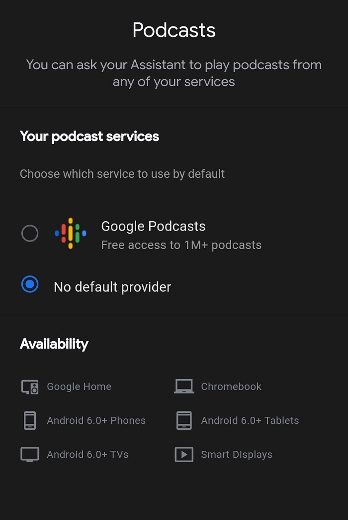 گوگل گوگل اسیستنت پادکست Google Podcasts دستیار صوتی گوگل