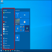 چگونگی مخفی سازی لیست اپلیکیشن ها در استارت منوی ویندوز 10
