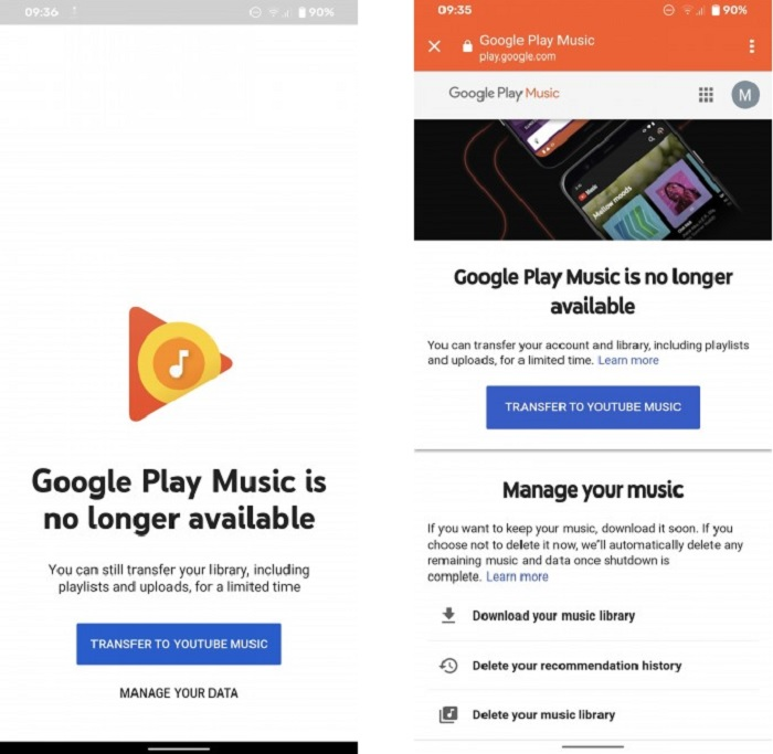 گوگل گوگل پلی گوگل پلی موزیک یوتیوب موزیک Google Play Music