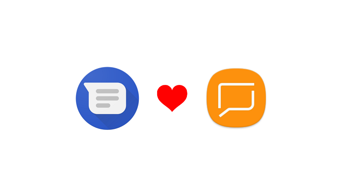 گوگل سامسونگ Samsung Messages RCS SMS