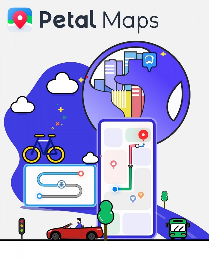 هواوی پتال مپس Petal Maps