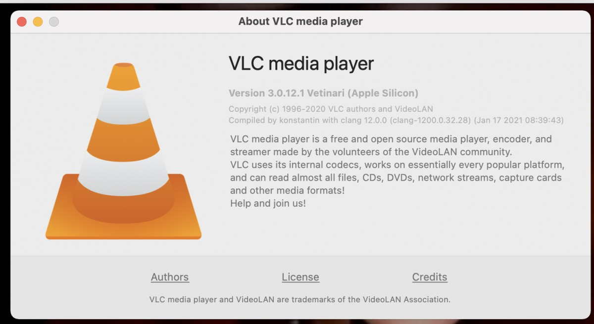 VLC Player مدیا پلیر macOS مک بوک سیستم عامل macOS