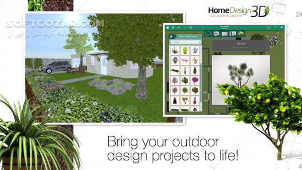 Home Design 3D Outdoor Garden 4 1 2 Full for Android 4 0 تصاویر نرم افزار  - سافت گذر