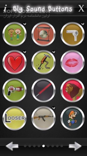 دانلود Pico Brothers Sound Buttons 1.00 for Symbian  - دانلود نرم افزار 101 صدای خاص با فشردن 101 دکمه با تصاویر مختلف برای سیمبین برای اندروید - سافت گذر