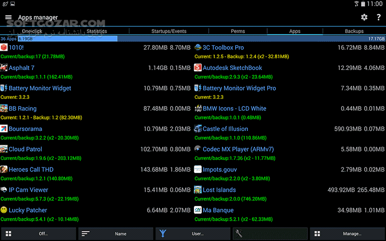 دانلود 3C Toolbox Pro 3.0.1a for Android +6.0 - دانلود مدیریت اندروید برای اندروید - سافت گذر
