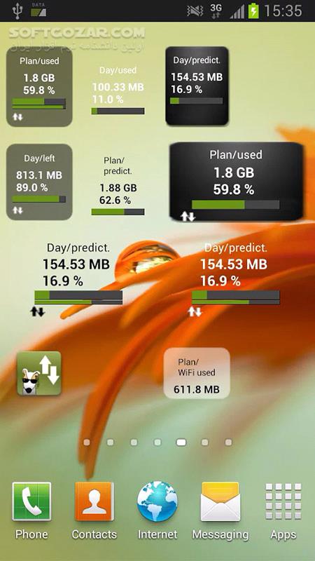 دانلود 3G Watchdog Pro 1.28.7 for Android +2.1 - دانلود مانیتور ترافیک واتچ داگ برای اندروید - سافت گذر