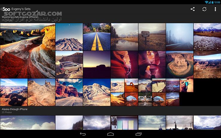 دانلود 500px 4.7.5 for Android +4.0 - دانلود گالری تصاویر برای اندروید - سافت گذر
