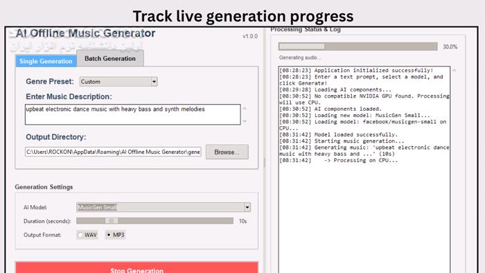 دانلود AI Offline Music Generator 1.0.0 - دانلود ساخت موسیقی با هوش مصنوعی - سافت گذر