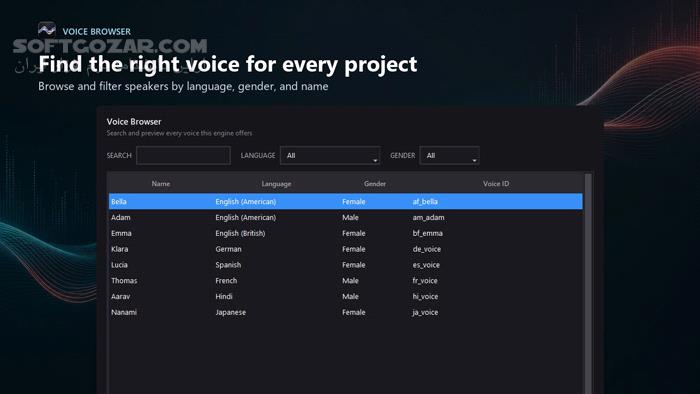 دانلود AI Text To Speech Generator Pro 1.2.4 - دانلود تبدیل متن به گفتار با هوش مصنوعی پیشرفته - سافت گذر