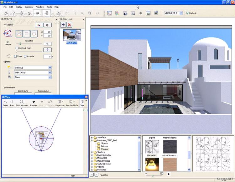 Artlantis Studio 2.1. Screenshots for.