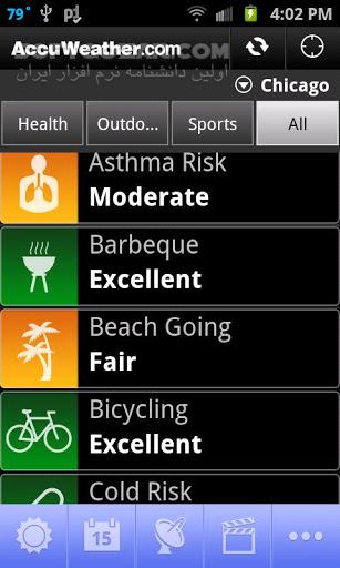 دانلود AccuWeather 20.4.6 for Android +4.1 - دانلود وضعیت آب و هوا برای اندروید - سافت گذر