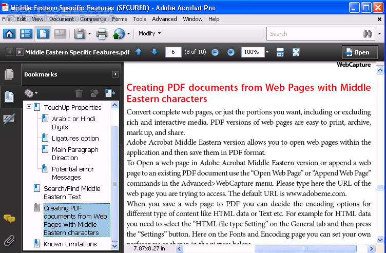 Adobe Acrobat 9 0 Pro Middle East (ME) Full تصاویر نرم افزار  - سافت گذر