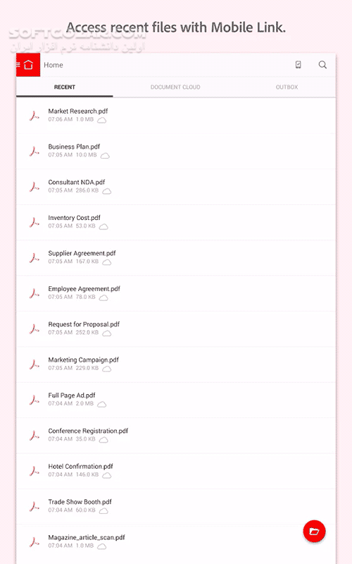 دانلود Adobe Acrobat Reader 25.4.0.38535 for Android +9.0 - دانلود نمایش پی دی اف ادوب آکروبات برای اندروید - سافت گذر