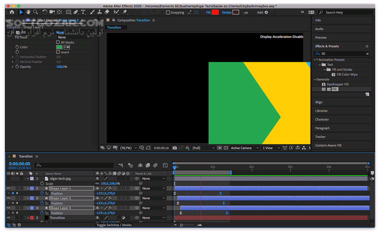 دانلود Adobe After Effects 2025 25.0.1 / 2024 / 2023 / 2022 / 2021 / 2020 / macOS - دانلود ادوب افتر افکتس - سافت گذر