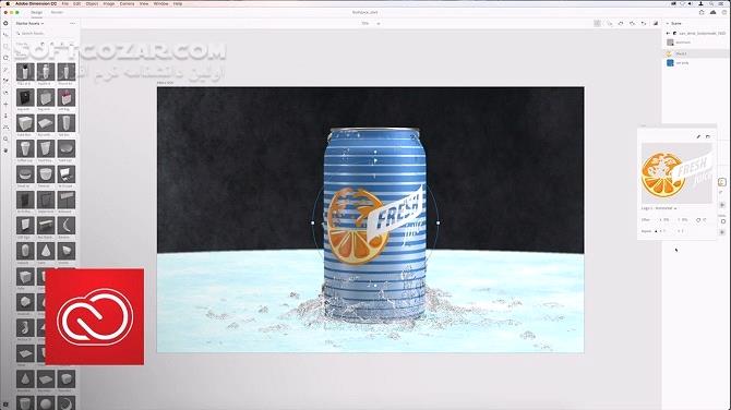 دانلود Adobe Dimension 3.4.9 / 2019 / macOS - دانلود ادوب دایمنشن - سافت گذر
