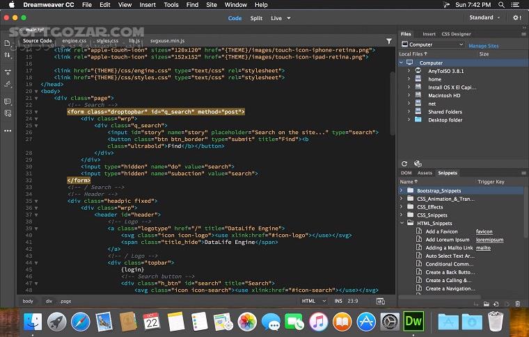 دانلود Adobe Dreamweaver 2021 21.3 / 2020 / macOS - دانلود ادوبی دریم ویور - سافت گذر
