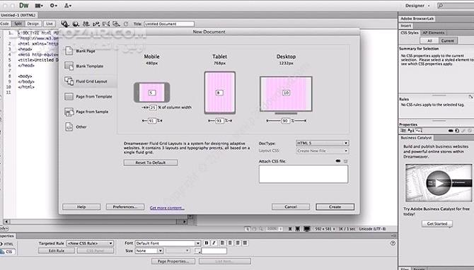 دانلود Adobe Dreamweaver 2019 19.2.1.11281 + Portable / macOS 19.2.1 - دانلود ادوب دریم ویور 2019 - سافت گذر