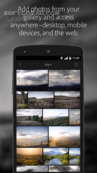 دانلود AdobePhotoshop Lightroom 9.4.2 for Android +4.1 - دانلود فتوشاپ لایت روم برای اندروید - سافت گذر